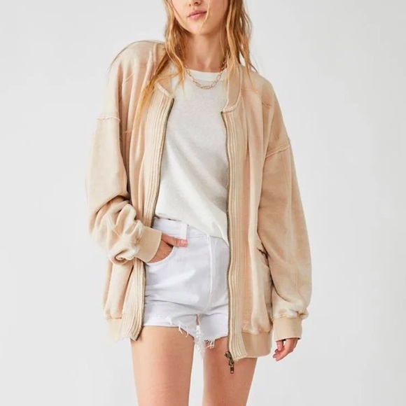 Free People Robby Bomber - Picture 2 of 6